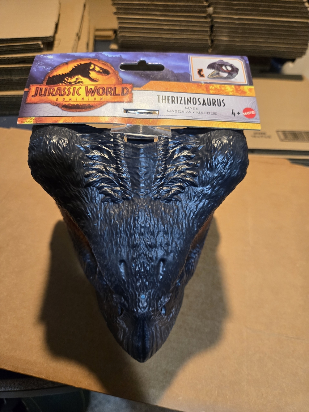 Jurassic World Therizinosaurus Kids Halloween Mask - Black